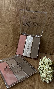 PALETA  QUADRADA MULTI FACE BLUSH,ILUMINADOR E CONTORNO - FEBELLA MU50113