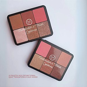 Paleta de Iluminador Blush Contorno Mylife