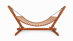 Conjunto com rede ripada reta(suporte + rede)