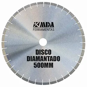Disco Diamantado 500 mm – Alta Performance em Mármore, Granito e Rochas