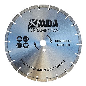 Disco Diamantado 300mm para Concreto, Asfalto e Tijolo Refratário