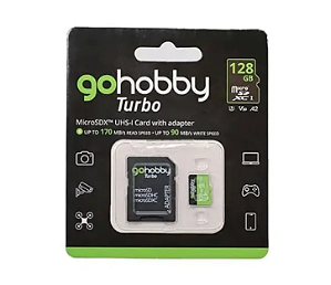 Cartão Micro SD 128GB GoHobby Turbo PRO