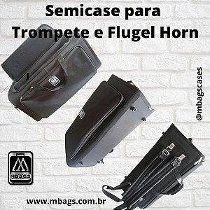 MHN03 - SemiCase para Trompete e Flugel (Hardbag)