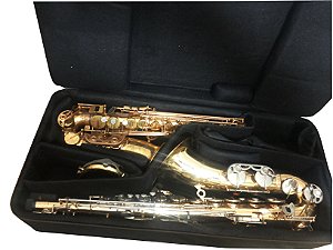 MEN29 - Estojo duplo para Sax Alto e Sax Tenor - FIBERGLASS