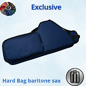 MHN16 - Semicase Para Saxofone Baritono - (Hardbag)