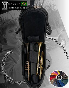MHN02 - SemiCase para 2 Trompetes (Hard Bag)