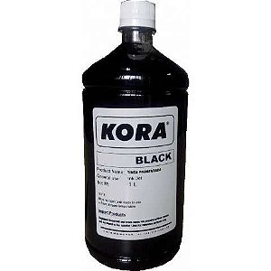 Tinta kora hp vivera preta - 1 litro - corante