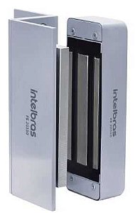 Fechadura eletroima intel fe 20150 prata s  sensor