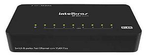 Switch 8p fast ethernet intelbras sf 800 vlan