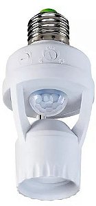 Sensor de presenca intelbras p iluminacao c soq.e27esp 360 s