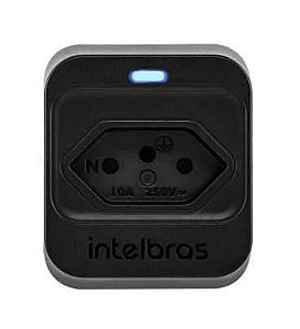 Protetor eletronico intelbras com 1 tomada  - eps 301 preto