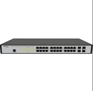 Switch gerenciavel 24p intelbras giga +4p gbic sg2404mrl2+ skd