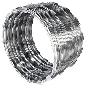 Concertina simples 45cm ***** desalinhada ***** galvalume