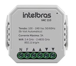 Automacao acionador wifi intelbras de cortinas iac 110
