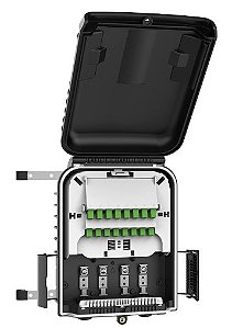 Caixa atendimento cto intelbras c  splitter sc apc xfct 1608