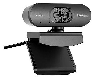 Webcam intelbras video conferencia usb cam 720p