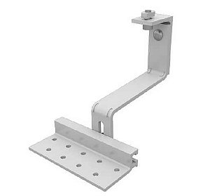 Solar estrutura gancho telha ceramica com suporte em l