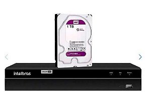 Dvr mhdx 16 canais intelbras hdcvi 1216 - c  hd 1tb