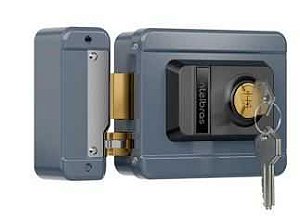 Fechadura intelbras 12 volts fx1500 cinza