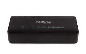 Switch 8p gigabiti ethernet intelbras sg 800 q+ cks.