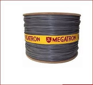 Cabo rede cat5e preto megatron 4 pares bobina 500mts blindado