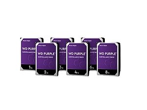 Hd sata western digital 8tb 7200-intelbras purple