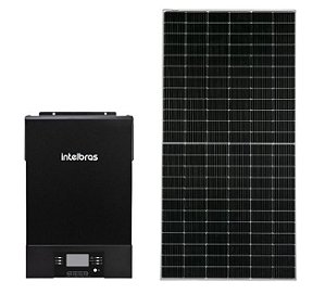 Solar kit gerador off grid intelbras 4,995kwp