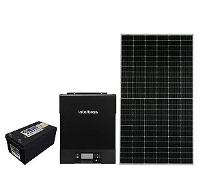 Solar kit gerador off grid intelbras 22,2kwp