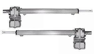 Autom pivo piston predial comdominium inox 2mt biv central dupla - dupla