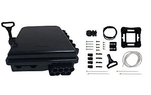Caixa atendimento cto s spliter ftth o8 portas pt
