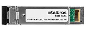Modulo conversor mgbic wdm giga monomodo 10km - kgsd 2110a intelbras