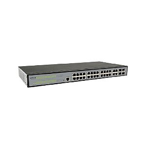 Switch gerenciavel 48p intelbras giga +4p sfp 10000 base-x s2352g-b