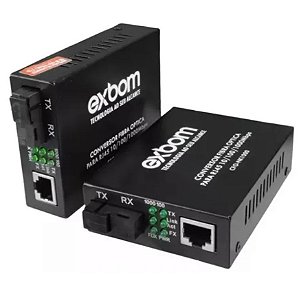 Conversores de midia giga monomodo 20 km - par