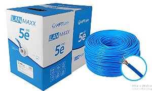 Cabo rede cat5e multiplo 10 metros 4 pares azul (interno) - mpt