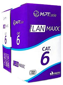 Cabo rede cat6e multiplo 10 metros 4 pares azul (interno) - mpt
