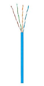 Cabo rede cat5e caixa 305m 4 pares azul (interno) - intelbras