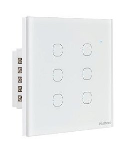 Automacao interruptor inteligente wifi intelbras ews 1006 touch branco