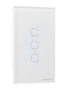 Automacao interruptor inteligente wifi intelbras eiw 1003 touch branco