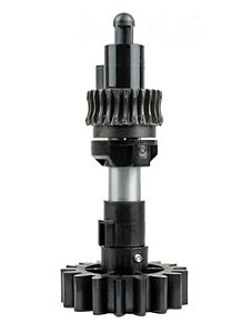 Conjunto eixo principal externo intelbras dr 400 dr600 - nylon