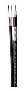 Cabo coaxial 85% 4mm 300m bipolar dupla blindagem bco rf4 mmcel pro  - condutti