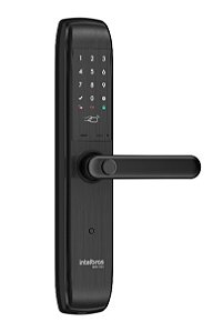 Fechadura digital intelbras mdf 7000+ smart embutir com maçaneta pt