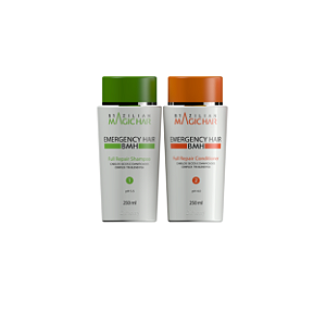Kit Shampoo e Condicionador DiPierry Emergency Hair 250 ml
