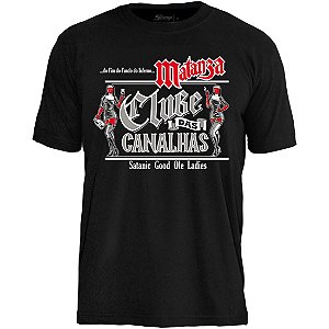 Camiseta Masculina Matanza Clube Das Canalhas