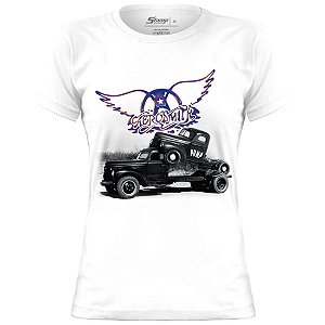 Camiseta Baby Look Aerosmith