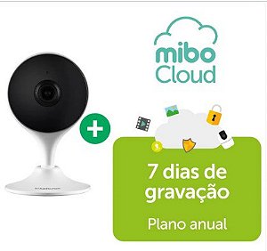 Kit Câmera Wi-Fi Interna iM3 C + Gravação em Nuvem Mibo Cloud 7 dias Anual