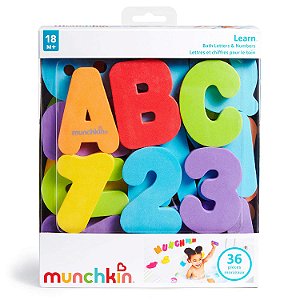 Letras e números para o banho Munchkin