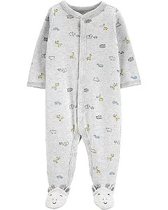 Macacão pijama cinza Carters