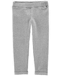 Calça cinza em fleece