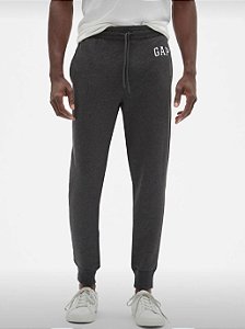 Calça de moletom cinza. GAP