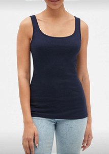 Camiseta regata azul. GAP